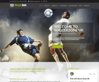 Soccerzoneuk.com(Sets New Standards in Small) Screenshot