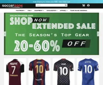 Soccerzoneusa.com(Soccer Zone USA) Screenshot