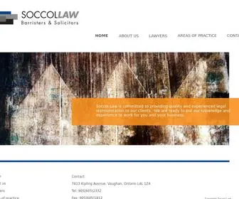 Soccollaw.com(Soccol Law) Screenshot