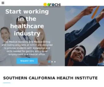 Sochi.edu(Southern California Health Institute) Screenshot