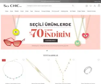 Sochic.com.tr(Mücevher Alışverişinin En Şık Hali) Screenshot