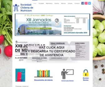 Sochinut.cl(Sociedad cientifica) Screenshot