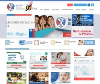 Sochipe.cl(Chilena de Pediatr) Screenshot
