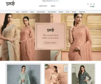 SochStore.com(Indian Ethnic Wear Online) Screenshot