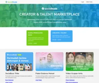 Sociabuzz.com(Monetization tools for creators in Indonesia) Screenshot
