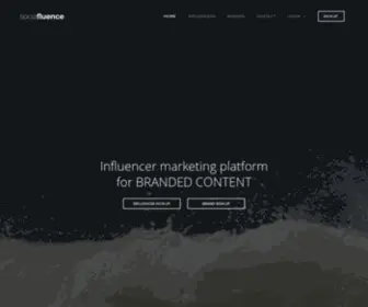 Sociafluence.com(Influencer Marketing India) Screenshot