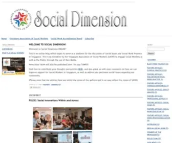 Social-Dimension.com(Social Dimension Singapore) Screenshot