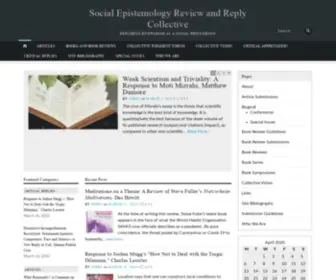 Social-Epistemology.com(Exploring Knowledge as a Social Phenomenon) Screenshot