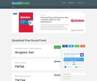 Social-Fonts.com(Social Fonts) Screenshot