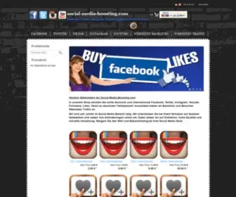 Social-Media-Boosting.com(Facebook) Screenshot