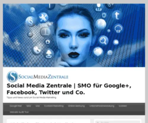 Social-Media-Zentrale.de(Has been registered) Screenshot