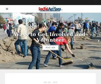 Socialactions.com(Social Actions) Screenshot
