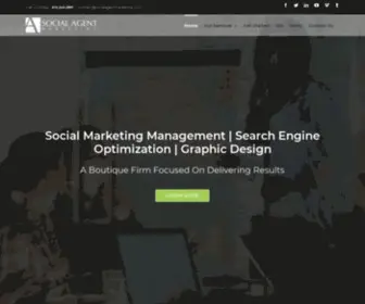 Socialagentmarketing.com(SEO, Graphic Design and Social Media Marketing) Screenshot