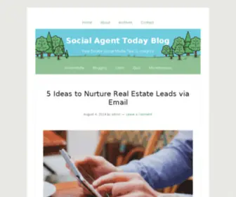 Socialagenttoday.com(Social Panel) Screenshot