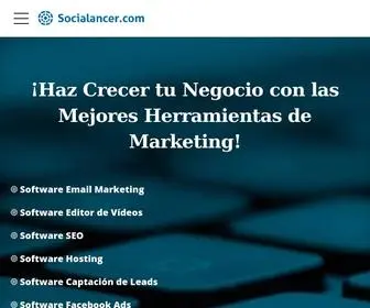 Socialancer.com(Las Mejores Herramientas de Marketing) Screenshot