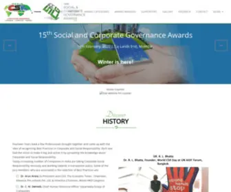 Socialandcorporategovernanceawards.com(Social And Corporate Governance Awards) Screenshot