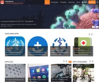 Socialapphub.com(Social App hub) Screenshot