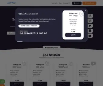 Socialbanka.com(Kaliteli Sosyal Medya Hizmetleri) Screenshot