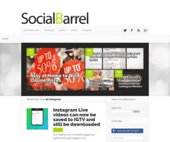Socialbarrel.com(Social Barrel) Screenshot