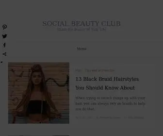 Socialbeautyclub.com(Social Beauty Club) Screenshot