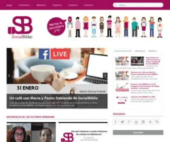 Socialbiblio.com(Comunidad de aprendizaje online) Screenshot