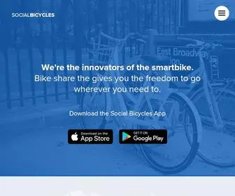 Socialbicycles.com(Social Bicycles) Screenshot