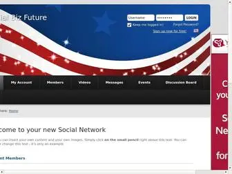 SocialbizFuture.com(The Future Of Online Business) Screenshot