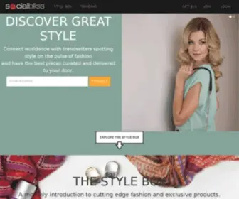 Socialbliss.com(Shop The Look) Screenshot