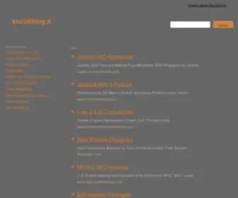 Socialblog.it(socialblog) Screenshot