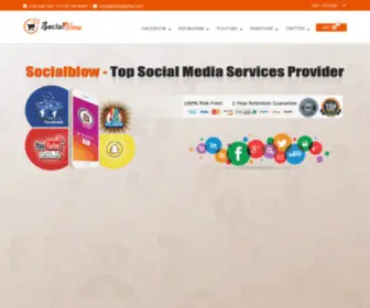 Socialblow.com(Youtube likes) Screenshot