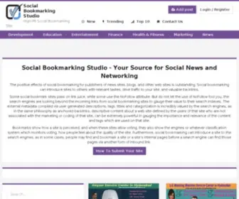 Socialbookmarkingstudio.com(See related links to what you are looking for) Screenshot