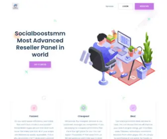 Socialboostsmm.xyz(Socialboostsmm) Screenshot