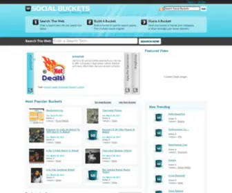 Socialbuckets.com(Social Buckets) Screenshot