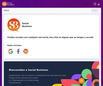 Socialbusiness.com.mx(Un lugar social para tu negocio) Screenshot