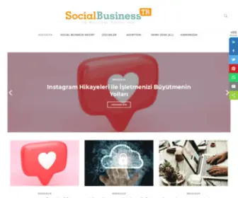 Socialbusinesstr.com(Social Business Türkiye) Screenshot