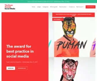 Socialbuzzawards.com(A global award scheme) Screenshot