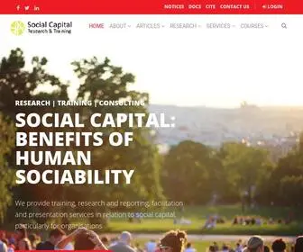 Socialcapitalresearch.com(Social Capital Research) Screenshot