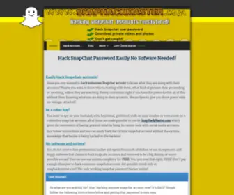 Socialcheats.net(Hack snapchat accounts) Screenshot