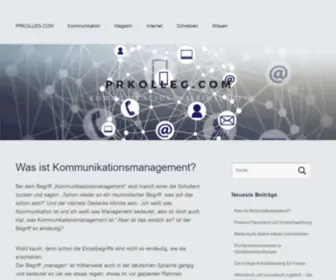 Socialchemy.com(Was ist Kommunikationsmanagement) Screenshot