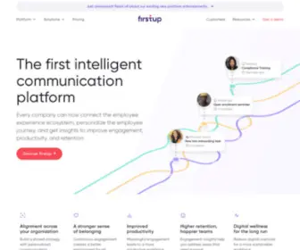 Socialchorus.com(The Workforce Communication Platform that Puts People First) Screenshot
