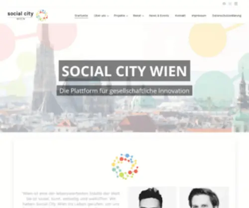 Socialcity.at(Willkommen in der Social City Wien) Screenshot
