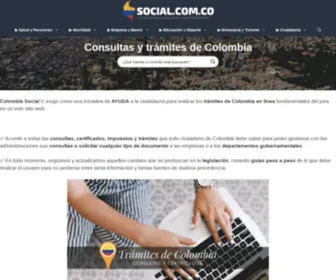 Social.com.co(▷ Trámites de Colombia) Screenshot