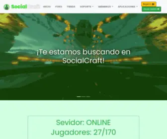 Socialcraft.es(Inicio) Screenshot