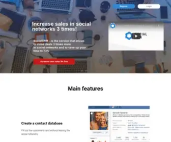 Socialcrm.ru(Social CRM) Screenshot