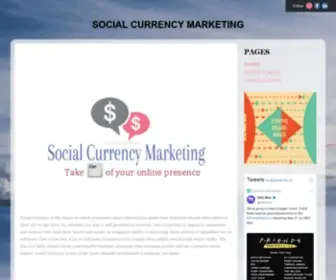 Socialcurrencymarketing.ca(SOCIAL CURRENCY MARKETING) Screenshot