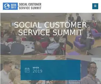 Socialcustomer.co.uk(Social Customer Service Summit) Screenshot