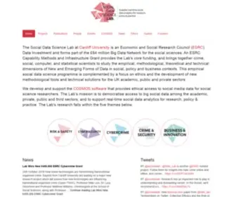 Socialdatalab.net(Social Data Science Lab) Screenshot