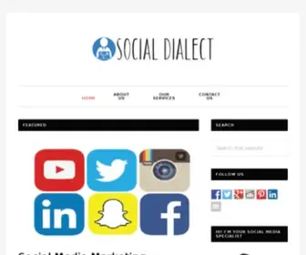 Socialdialect.com(Social dialect) Screenshot