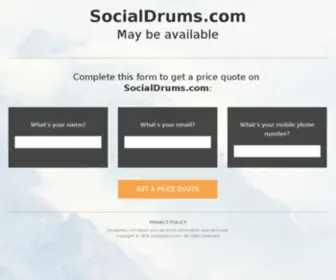 Socialdrums.com(Socialdrums) Screenshot