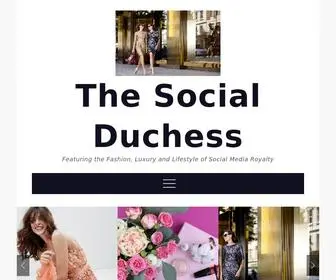 Socialduchess.com(Featuring the Fashion) Screenshot